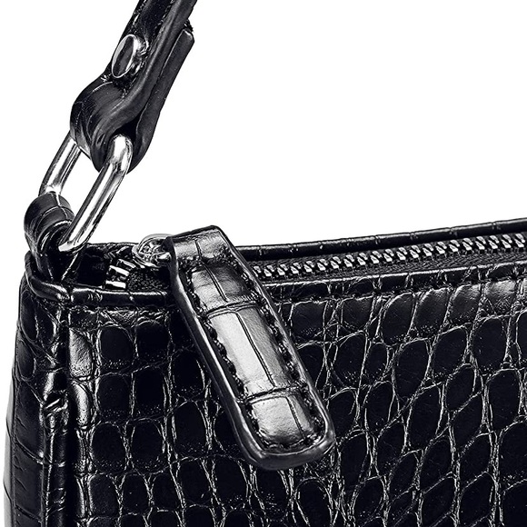 ⭐️ Retro Classic Clutch Shoulder Bag Women Croc - Picture 5 of 6